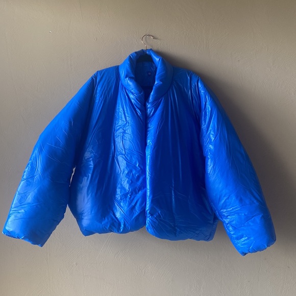 NWT YEEZY GAP ROUND JACKET BLUE M - Picture 6 of 11